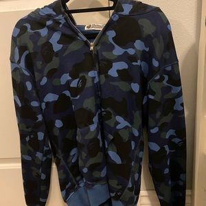 authentic bape zip up